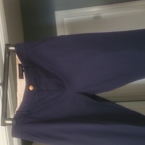 Gucci Deep Blue Pants with Gold Accent